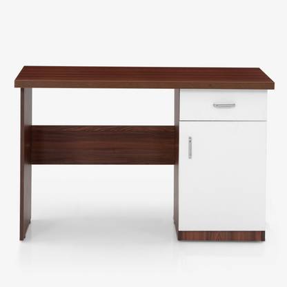 TheHomeOffice Strongman Classic Desk with Storage|Study Table|Office Desk|Computer Desk Engineered Wood Office Table