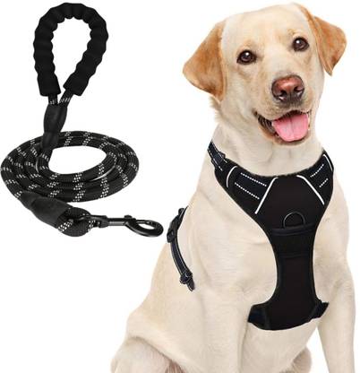 Kaals The Doggie Style Dog Harness with Leash 5ft No Pull Harness for Dogs Reflective Dog Harness & Leash