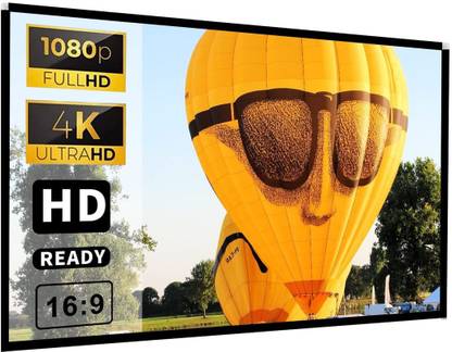 Vilro 110" Projector Screen,4K 16:9 Anti-Crease Indoor Outdoor -(96" (W) x 54" (H) Projector Screen (Width 243 cm x 137 cm Height)