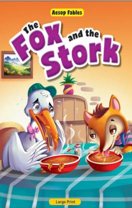 The Fox And The Stork | Story Book For Kids | Aesop Fables | Print Mirchi Studio