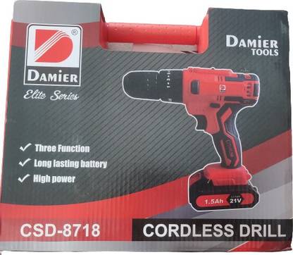 Damier CORDLESS DRILL Combination Screwdriver Set