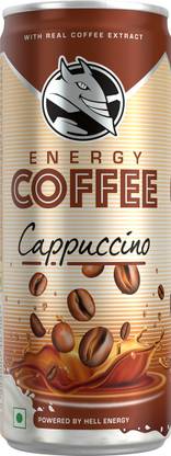 Hell Energy Coffee Cappuccino With Real Coffee Extract Energy Drink