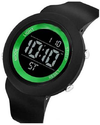 COSMIC Digital Black Clock