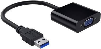 dhruvga USB 3.0/2.0 to VGA Adapter USB to VGA Adapter Multi-Display Video Converter. (DHV-ADP-0020) USB Hub