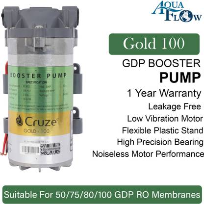 Aqua Flow Enterprises Cruze RO Booster Pump 100GPD Diaphragm Water Pump