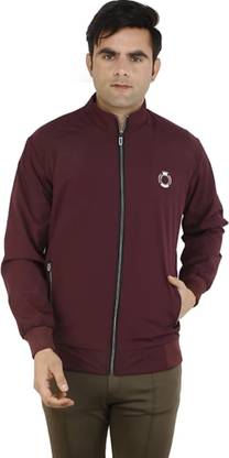 TopQore Windcheater Solid Men Wind Cheater