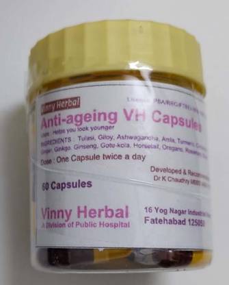 Vinny Herbal Anti-ageing VH Capsules 60 Caps