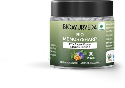 BIOAYURVEDA Bio Memorysharp 90 Capsules