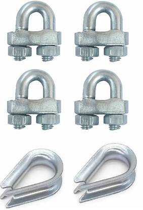 Artic Height GYM Wire U Lock WITH 2 EYE Lock Multi-training Bar