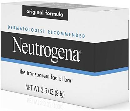 NEUTROGENA The Transparent Facial Bar Original Formula 3.50 Oz (Pack Of 12)