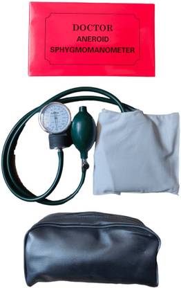 Agarwals Doctor Aneroid BP Machine Having Green Bladder & Bulb With Valve Japan Original Bp Monitor Cuff