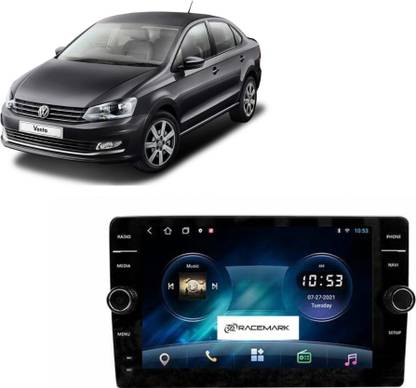 Racemark Android Double Knob QLED 4K Stereo Volkswagen Vento T3L 1/16 Car Stereo