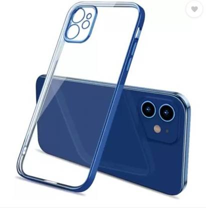 Anyland Back Cover for Chrome case for iPhone 11 |Electroplating Chrome case | Transparent (Gold)