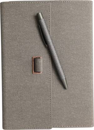 BIBELOT Diary with Pen Holder A5 Diary Ruled 192 Pages
