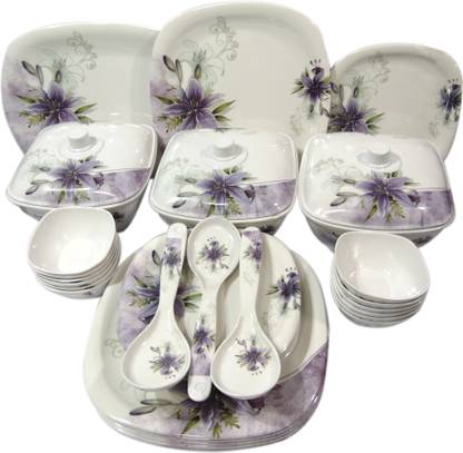 wallmart Pack of 34 Melamine Dinner Set