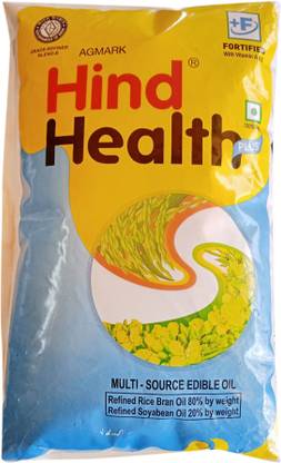 Hind Health Multi-source Rice Bran Oil Pouch