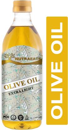 NutraEats Extra Light Olive Oil | Imported From Spain 1000ML Olive Oil Plastic Bottle