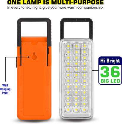 24 ENERGY Hi-Bright LED Light with Android Charging Rechargeable 8 hrs Lantern Emergency Light