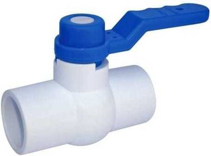 Techball UPVC Ball Valve Long Handle (20mm/3/4''Inches) Heavy ball Valve, Ball Valves