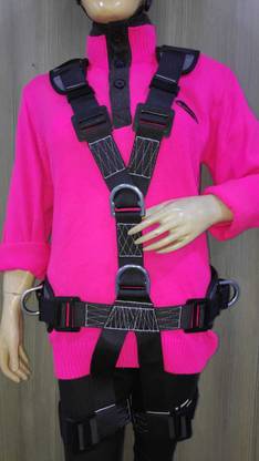 Sahas TOWER CLIMBING/ SPIDERMAN HARNESS WITH FORKED LANYARD Safety Harness