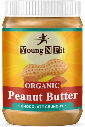 Young N Fit Chocolate Crunchy Peanut Butter 425g | Non GMO Peanut Butter| Rich in Protein