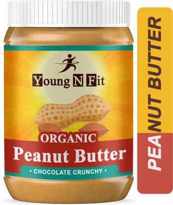 Young N Fit Chocolate Crunchy Peanut Butter 800g Pack Of 2 | Rich in Protein Advanced