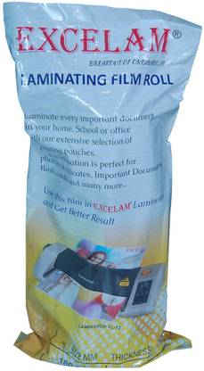 Excelam Excelam Laminating Roll 230MM-80 Micron Pack Of 1,Long lasting quality. A4 Laminating Sheet