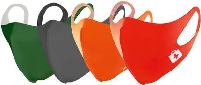 TKCK - COPPER MASKS Reusable & Washable Korea Imported Face Mask (4_GREEN,GREY,ORNG,RED) Cloth Mask