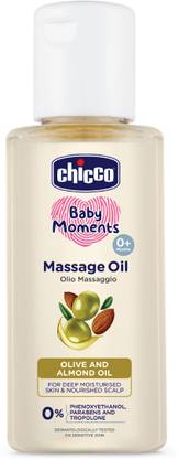 Chicco Baby Moments Massage oil for baby Paraben, SLS & Phenoxyethanol free,0M+