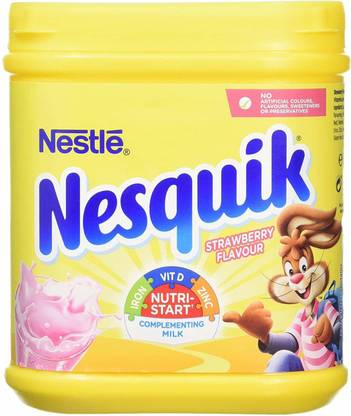 NESTLE Nesquik Strawberry Milk Drink Mix, 500 g