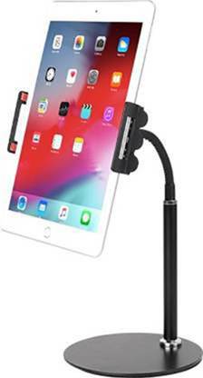 MAXISTORE FLEXIBILE PIPE METAL SMART PHONE / TABLET DESKTOP STAND, ONLINE CLASSES STAND Mobile Holder