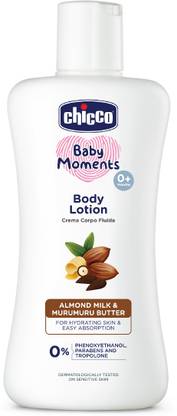 Chicco Baby Body Lotion, Non-sticky, Paraben & Phenoxyethanol Free, 0M+