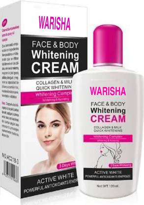 WARISHA Collagen and milk quick whitening face and body cream