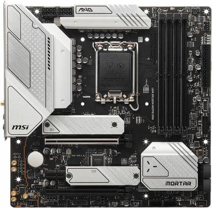 MSI MAG B660M MORTAR WIFI LGA 1700Socket Micro-ATX Intel B660 Chipset DDR5 Motherboard for Desktop