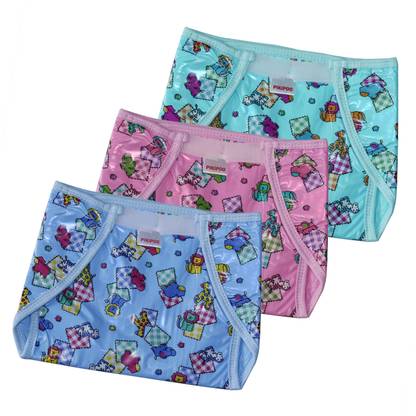 BABY LOOKS Baby Soft Plastic Diaper Liner Insert Reusable Waterproof Nappy For 3-6 Months