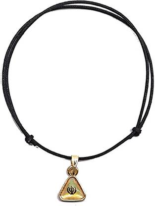 THE Bling STORES Khanda Logo Hand Bracelet for Women & men Designer Bracelet triangle shape Metal