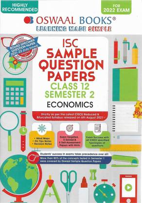 Oswal Isc Sample Question Papers Class-12 Economics Semester-2 2022