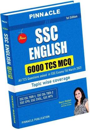 SSC English TCS 6000 MCQ Topic Wise Book I Neeru Madam