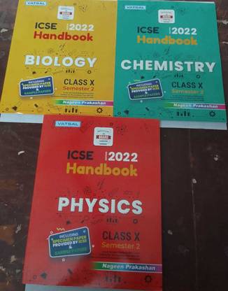 Icse Handbook Combo Of 3 Books Class 10 ( Physics,chemistry,biology)