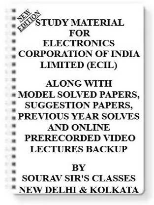Study Material On Electronics Corporation Of India Limited (Ecil) [pack Of 4 Books] With Model Question Papers + Topicwise Analysis + Mcq Questions+ Special Practice Set