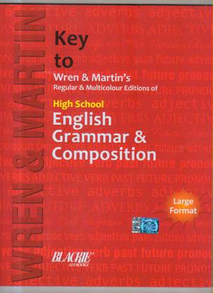 Wren & Martin Key To High School English Grammer And Composition | Wren & Martin