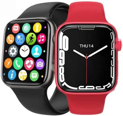 Anetly X7 Plus, Series 7 385x320 HD Pixel Water Proof Smartwatch (Black Strap) Smartwatch