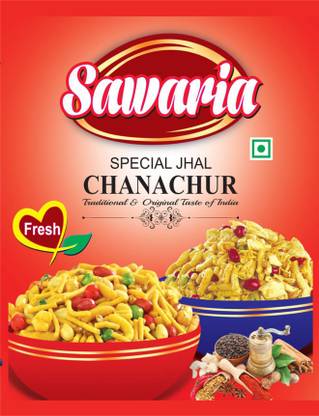 Shyam Food Products Swariya Bengali Jhal Chanachur Mixture (400gm x 1)