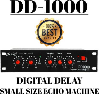 hamid sound kraft DD-1000 DIGITAL DELAY (ECHO MACHINE) SMALL 2 MIC Digital Sound Mixer
