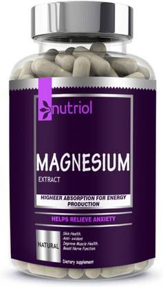 Nutriol Chelated Magnesium Glycinate Citrate Oxide Supplement (H31) Premium