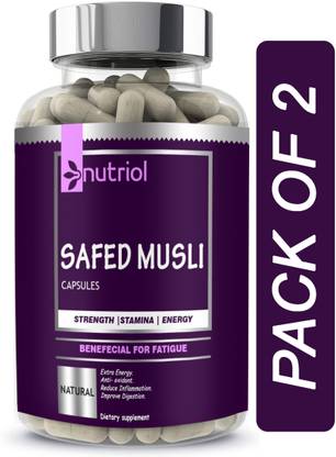 Nutriol Safed Musli, safed musli capsule, testosterone booster for men (B37) Pro