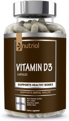 Nutriol Plant Based Vitamin D3 K2 MK7 Supplement Veg Advanced