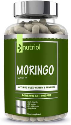 Nutriol Moringa Capsules - Natural Moringa - Moringa Leaves Powder Advanced