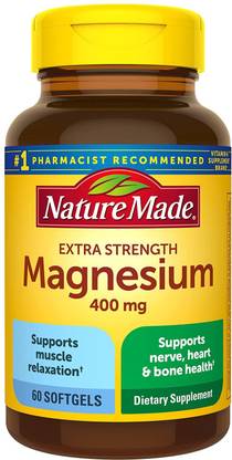 Nature Made High Potency Magnesium 400 Mg, 60-Count