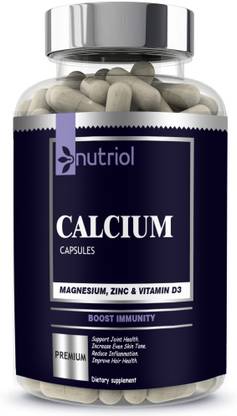 Nutriol Calcium, Magnesium, Zinc, D3 & B12 Tablets Premium Advanced